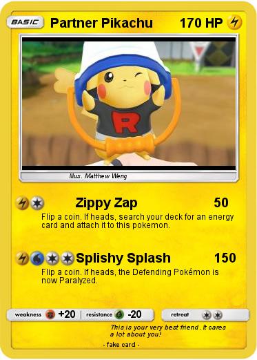 Pokemon Partner Pikachu