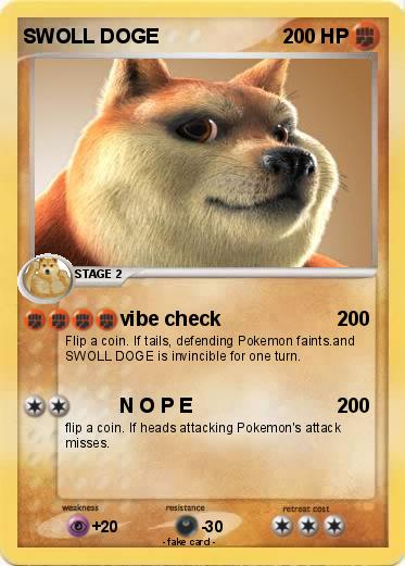Pokemon SWOLL DOGE