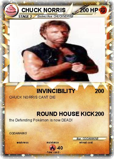 Pokemon CHUCK NORRIS