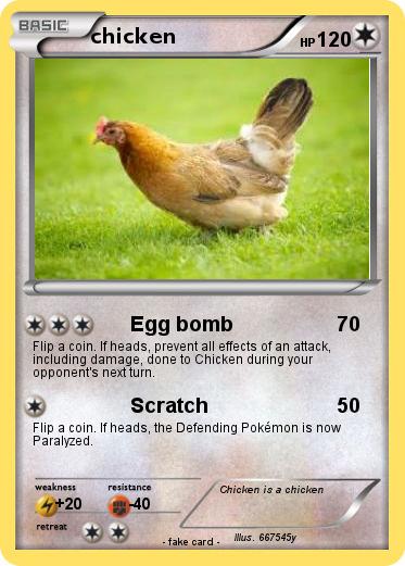 Pokemon chicken