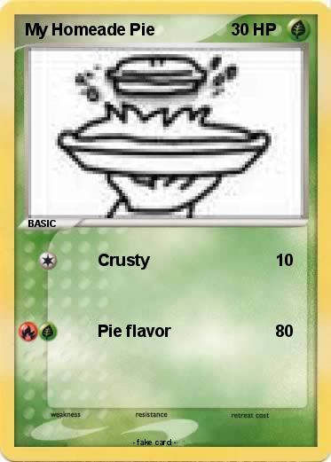 Pokemon My Homeade Pie
