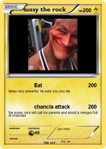 Pokemon sussy the rock