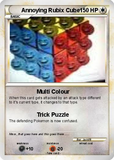 Pokemon Annoying Rubix Cube