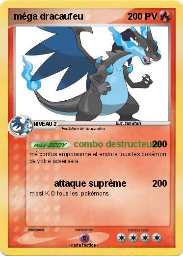 Pokemon méga dracaufeu