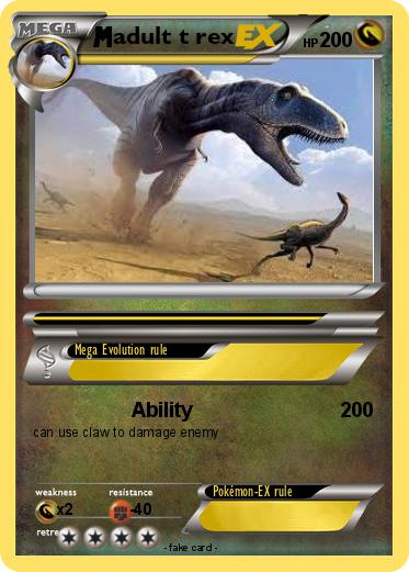 Pokemon adult t rex