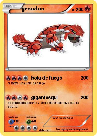 Pokemon groudon
