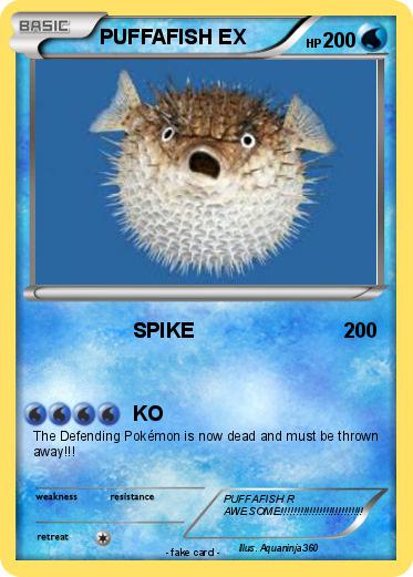 Pokemon PUFFAFISH EX