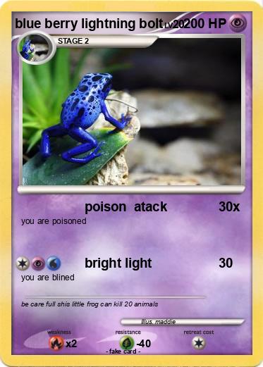 Pokemon blue berry lightning bolt