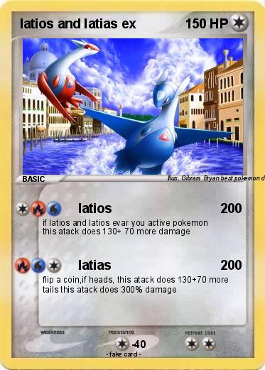 Pokemon latios and latias ex