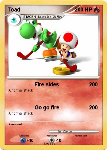 Pokémon Toad 791 791 - Fire sides - My Pokemon Card