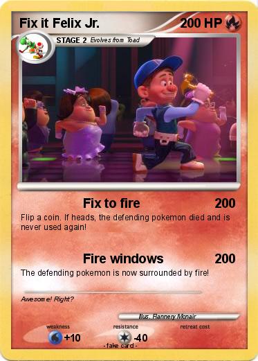 Pokemon Fix it Felix Jr.