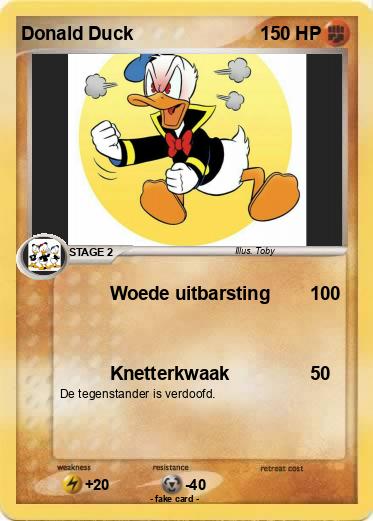 Pokemon Donald Duck