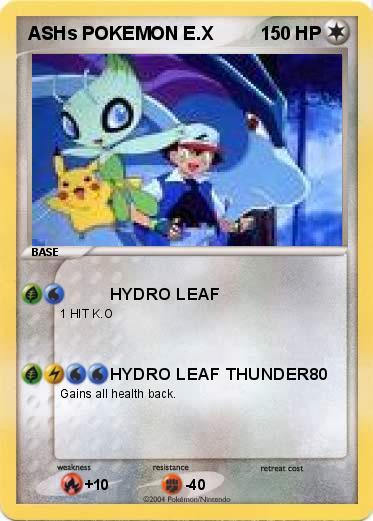 Pokemon ASHs POKEMON E.X