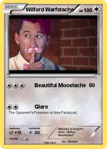 Pokemon Wilford Warfstache