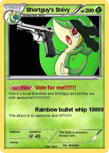Pokemon Shortguy's Snivy