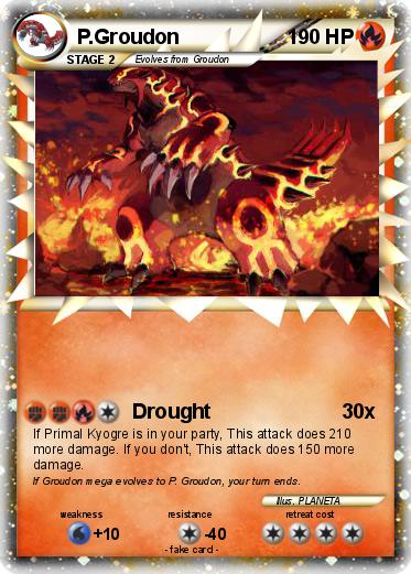 Pokemon P.Groudon