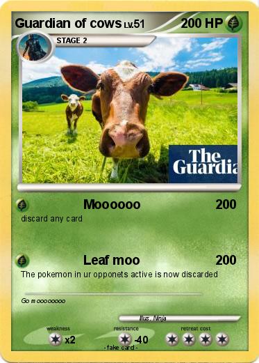 Pokemon Guardian of cows
