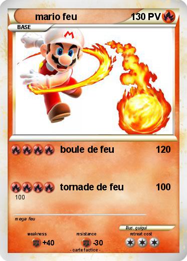 Pokemon mario feu