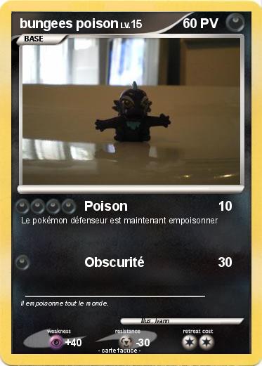 Pokemon bungees poison