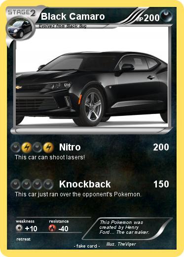 Pokemon Black Camaro