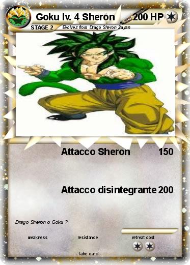 Pokemon Goku lv. 4 Sheron