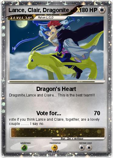 Pokemon Lance, Clair, Dragonite