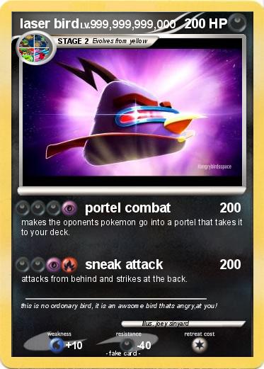 Pokemon laser bird