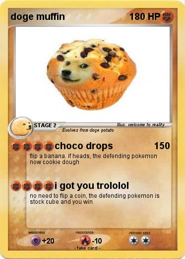 Pokemon doge muffin