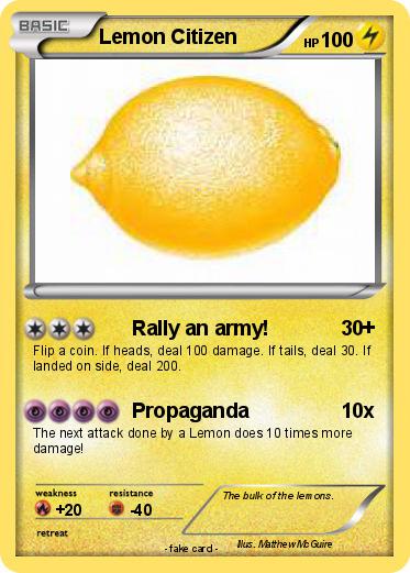 Pokemon Lemon Citizen