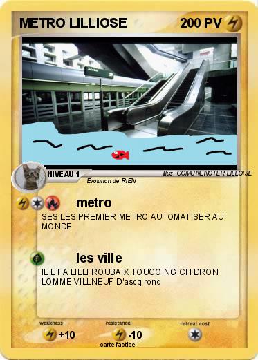 Pokemon METRO LILLIOSE