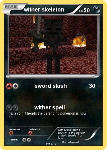 Pokemon wither skeleton