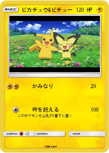 Pokemon ピカチュウ&ピチュー
