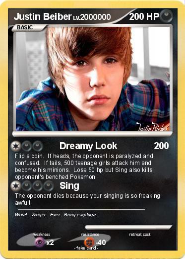Pokemon Justin Beiber