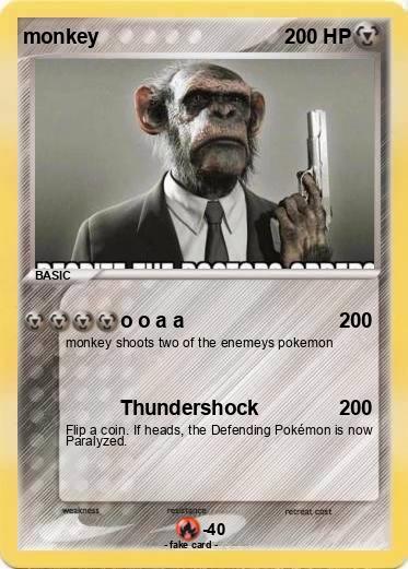 Pokemon monkey