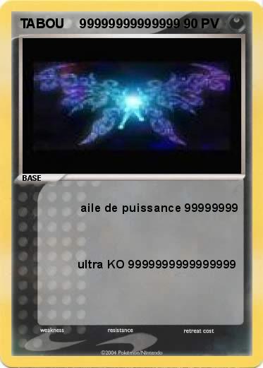 Pokemon TABOU    99999999999999