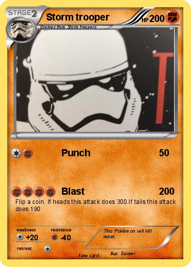 Pokemon Storm trooper
