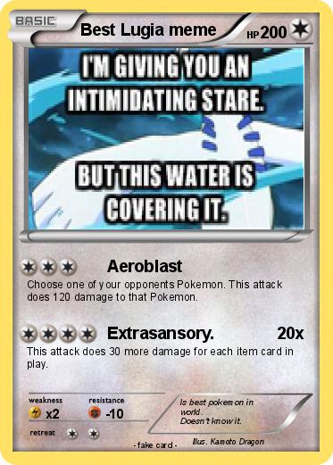 Pokemon Best Lugia meme