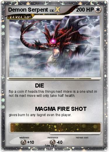 Pokemon Demon Serpent