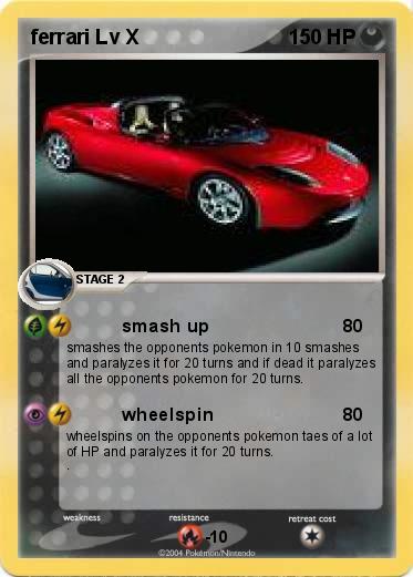 Pokemon ferrari Lv X