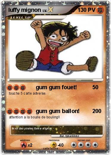 Pokemon luffy mignon
