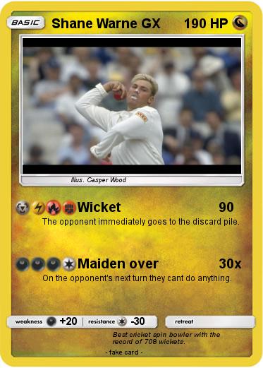Pokemon Shane Warne GX