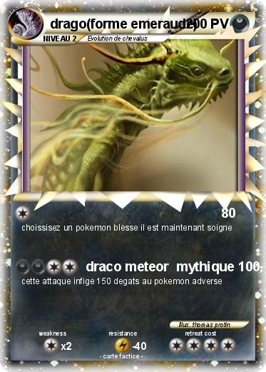 Pokemon drago(forme emeraude)