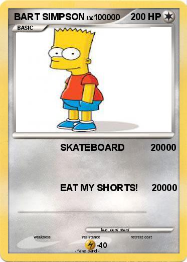 Pokemon BART SIMPSON