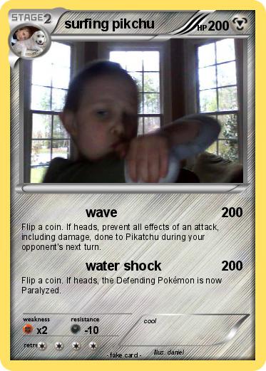Pokemon surfing pikchu