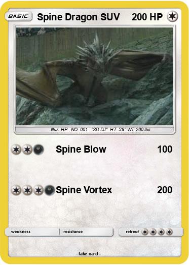 Pokemon Spine Dragon SUV