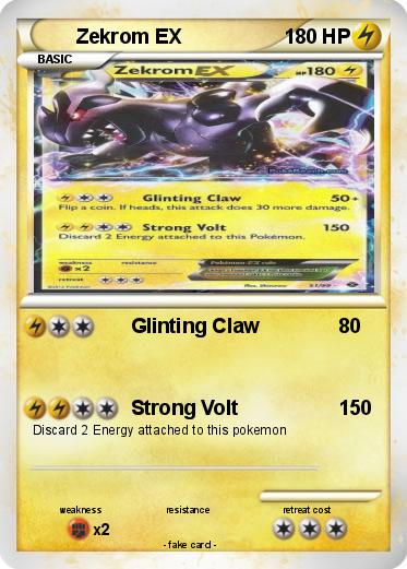 Pokemon Zekrom EX