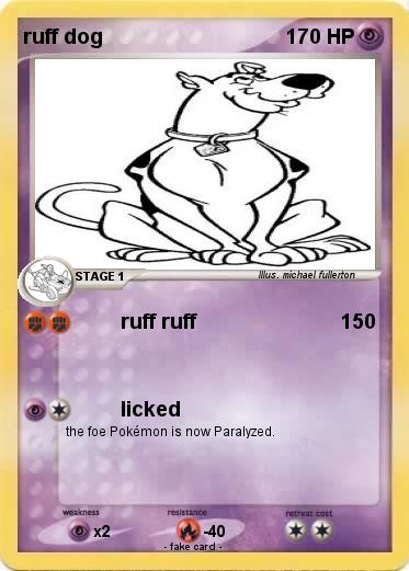 Pokemon ruff dog