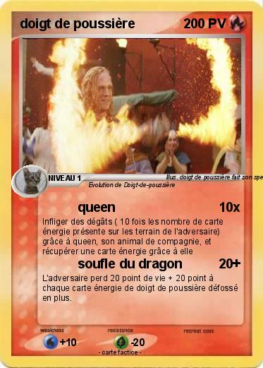 Pokemon doigt de poussière