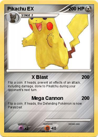 Pokemon Pikachu EX