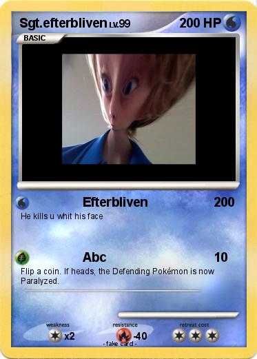 Pokemon Sgt.efterbliven